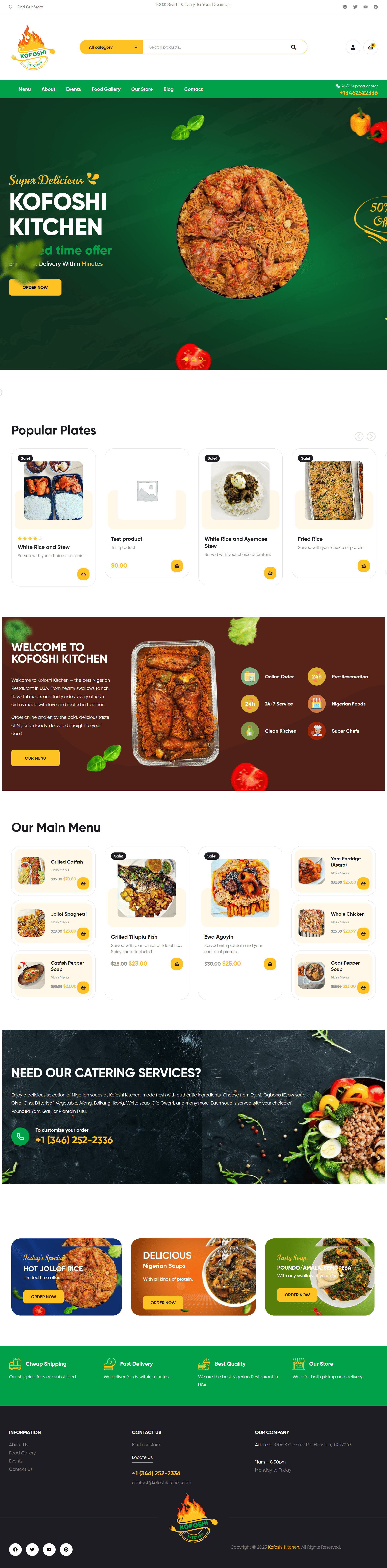 Restuarant Website